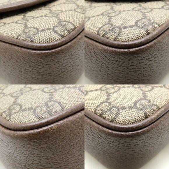 GUCCI Brown Leather Shoulder Bag - Picture 4 of 10